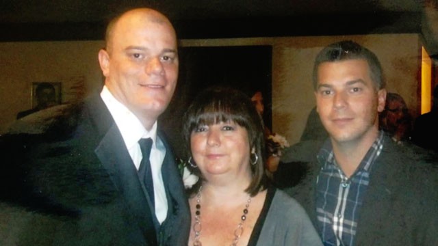 PHOTO: Brothers Paul, and J.P. Norden are pictured with mother Liz Norden in this family photo.