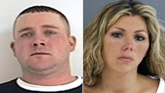 PHOTO: Booking photos of Mark and Vanessa Clark