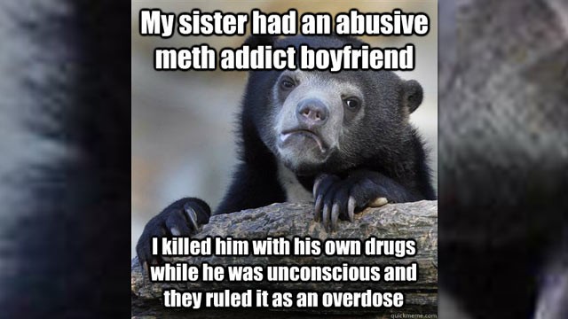 PHOTO: California police are investigating an alleged murder confessed anonymously in this meme posted on Reddit.