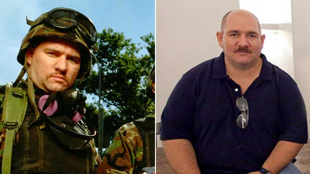 PHOTO: Iconic images of 9/11/01,ten years later . Pictured, Michael McCormack.