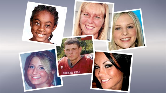PHOTO: Clockwise from left: Asha Degree, Allison Jackson Foy, Holly Bobo, Michelle Parker, Travis Barker, and Lauren Spierer.