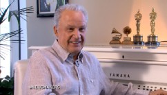 PHOTO: Composer Giorgio Moroder explains creative process as he plays bassline, percussion, melody separately.
