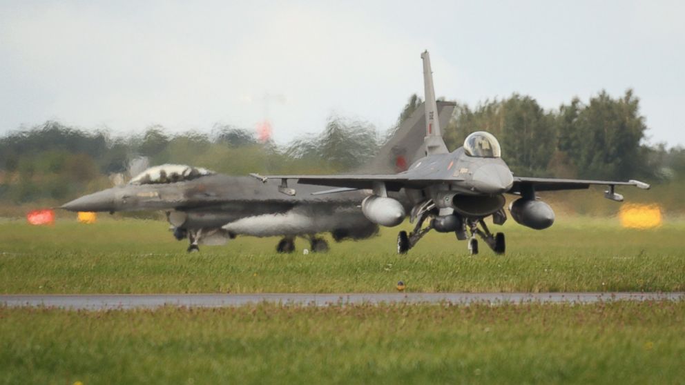 PHOTO: This PRT F-16 at Siauliai Air Base, Lithuania is one of the more than a dozen fighter jets that had to scramble to intercept Russian fighter jets. 