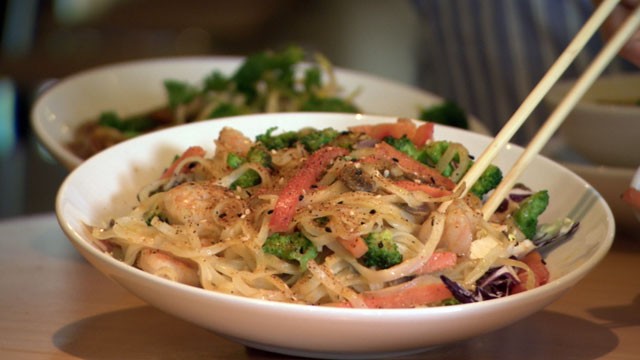 PHOTO: Noodles and Companys Bangkok Curry noodle dish. CEO Kevin Reddy sees his "fast casual" restaurant chain as the future of American cuisine.