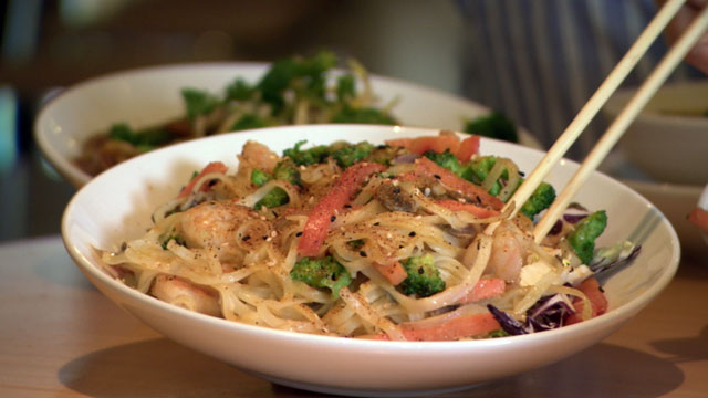 PHOTO: Noodles and Companys Bangkok Curry noodle dish. CEO Kevin Reddy sees his "fast casual" restaurant chain as the future of American cuisine.