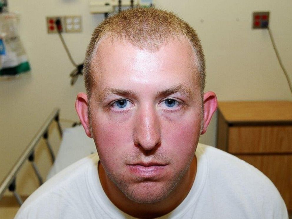 PHOTO: Ferguson, Mo. police officer Darren Wilson is pictured in evidence photos released by the St. Louis County Prosecutors Office on Nov. 24, 2014.