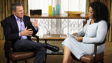 PHOTO: Oprah Winfrey interviews Lance Armstrong in Austin, Texas
<p>
.