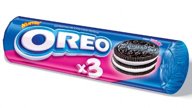 PHOTO: In Argentina, the X-3 cookie is pronounced "port res" and includes three layers of cookie and two cream layers.