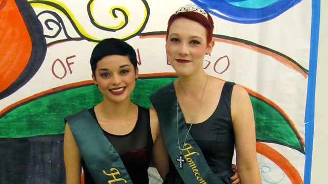 PHOTO: High School Students Crowned America's First Lesbian Homecoming Couple