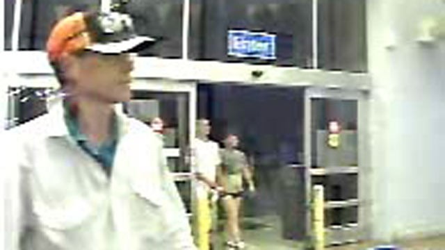 PHOTO: The Aberdeen Police Department in Maryland released a surveillance photo of the man suspected of abducting Vi Ripken, 74, on July 24, 2012. She is the mother of baseball hall of famer Cal Ripken Jr.