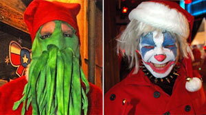 SantaCon, also known as Santarchy, Santa Rampage, the Red Menace and Santapalooza, is an illogical Santa Claus convention attended in cheap Santa suits for absolutely no reason.
