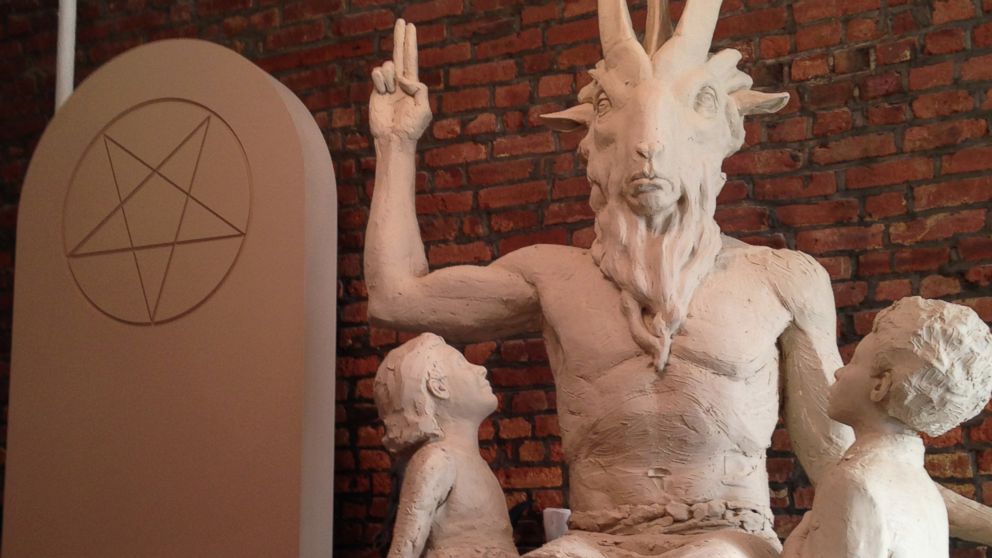 PHOTO: One national Satanic group, The Satanic Temple, is pushing to have this statue (pictured) put up in the Oklahoma State Capitol. Another group with similar beliefs will be holding a black mass in Oklahoma City on Sept. 21, 2014.