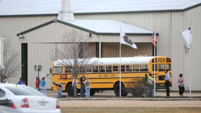 PHOTO: A school bus driver was shot inside a bus in Dale County, Alabama, Jan. 29, 2013.