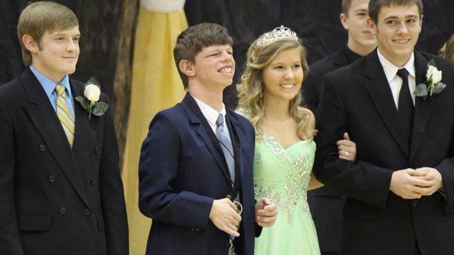 PHOTO: High school junior Scotty Maloney was named homecoming king at Unionville Community High School in Unionville, Tenn.