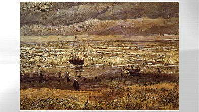 PHOTO: View of the Sea at Scheveningen by Van Gogh.