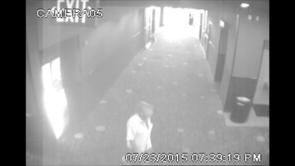 PHOTO: A video screen shot shows alleged Lafayette theater shooter the day of the tragedy