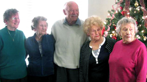 PHOTO After 80 years of separation, the surviving five children born to George and Dixie Lee Chrisman were reunited last weekend after an Internet posting by Millers son reached the niece of one of her biological sisters.