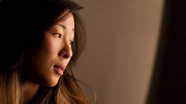 PHOTO: Sonya Yu defended her home when an intruder broke in and she doused them in bear spray, chased him with a samurai sword, and delivered him into the handcuffs of police, while live-Tweeting the whole incident in San Fransisco.