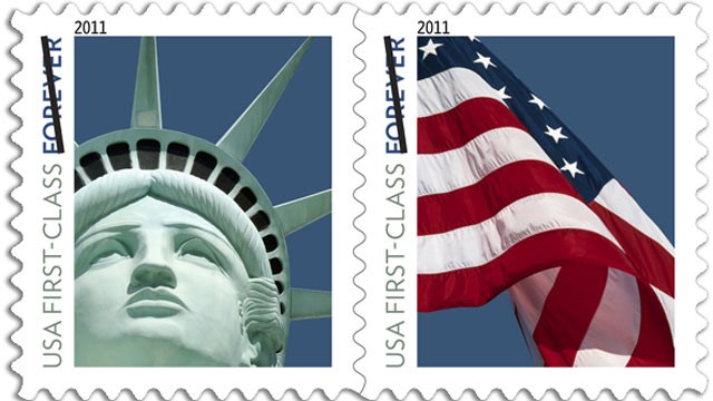 statue of liberty stamp. the Statue of Liberty.