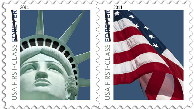 PHOTO: The United States Postal Service has issued a new stamp showing the Statue of Liberty.