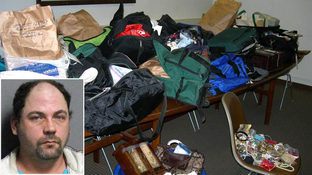 PHOTO: Police in upstate New York, who recovered 31 duffel bags stuffed with jewelry after the arrest of John W. Suddard, Jr., now face the daunting task of finding owners for the mini-mountain of loot.