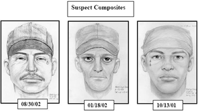 PHOTO: Teardrop Rapist sketches