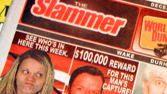 PHOTO: The Slammer is one of the fastest growing newspapers in the United States, and it only prints mug shots.