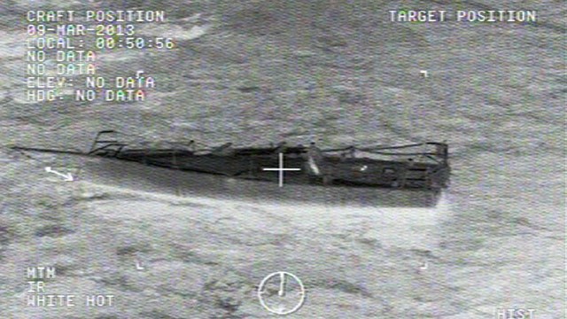 PHOTO: One sailor was killed and five people were injured when 30-foot sailboat Uncontrollable Urge lost its steering capability and was battered by waves.