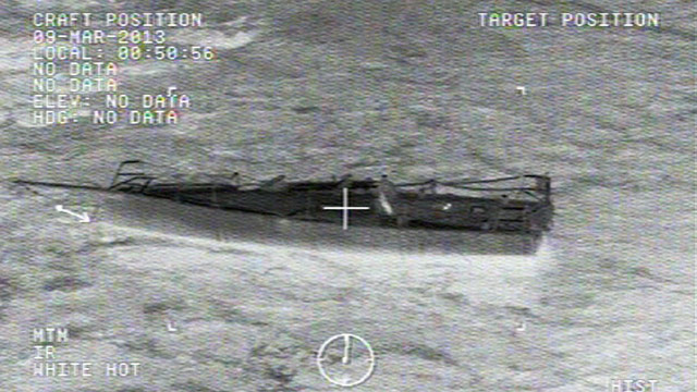 PHOTO: One sailor was killed and five people were injured when 30-foot sailboat Uncontrollable Urge lost its steering capability and was battered by waves.