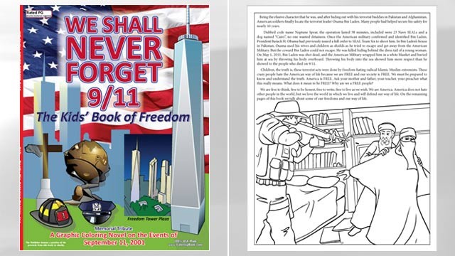 PHOTO: We Shall Never Forget 9/11 coloring book