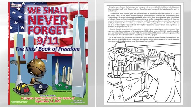 PHOTO: We Shall Never Forget 9/11 coloring book