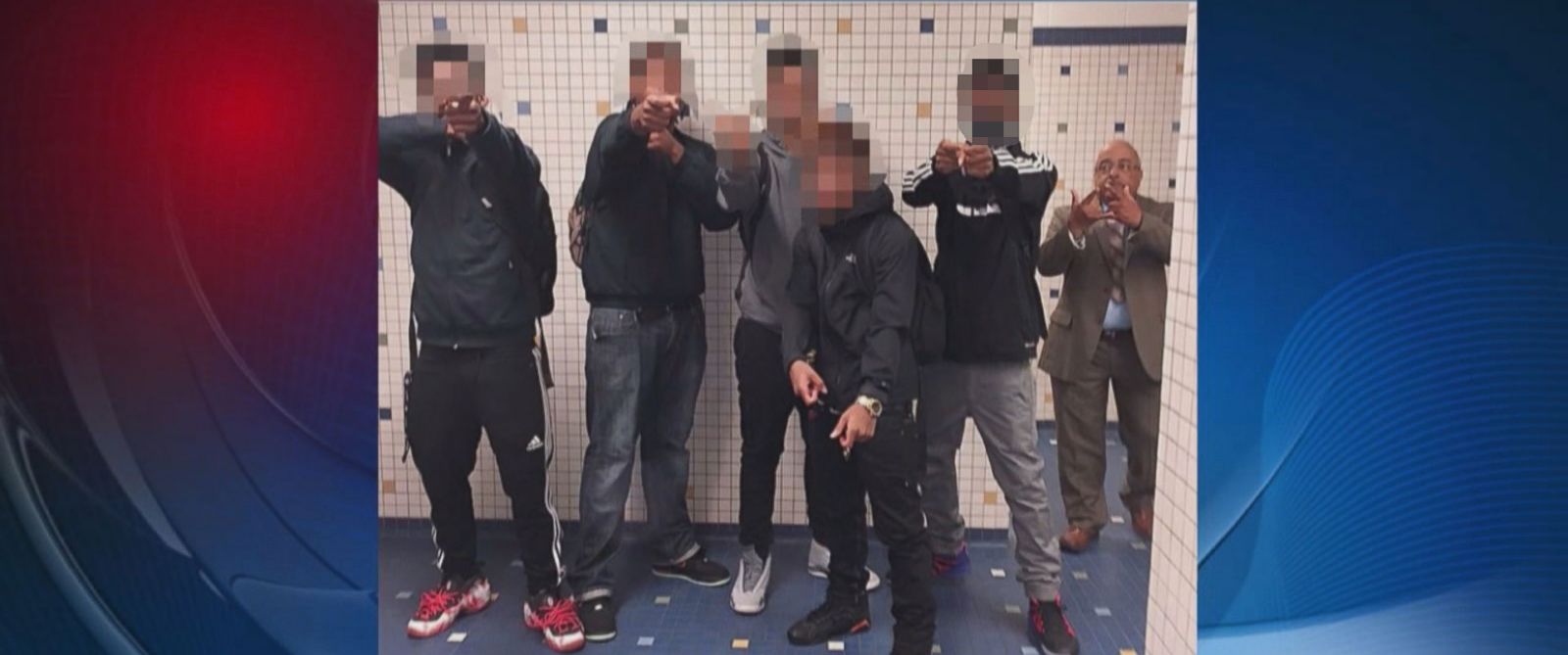 School Defends Principal In Controversial 'Gang Sign' Photo Video   ABC