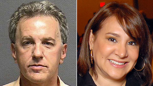 Houston attorney Jeffrey Stern, left, was indicted in an alleged plot to murder his wife, Yvonne Stern, shown right, but she&#39;s standing by him. - ht_zp_jeffrey_stern_wife_dm_111031_wmain