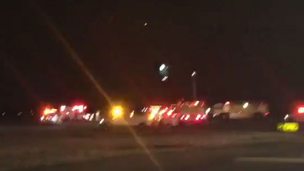 PHOTO: Emergency vehicles at John F. Kennedy International Airport in New York City after a reported bomb threat.