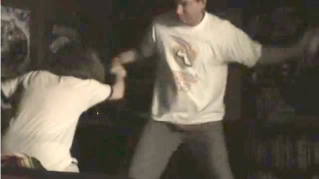 PHOTO: Here is a screen grab from the video Judge William Adams daughter posted of him beating her with a belt.