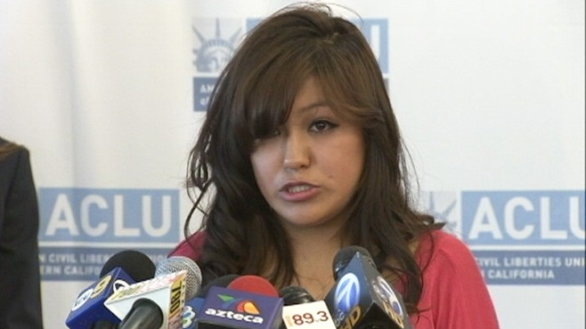 VIDEO: Isaura Garcia was arrested in an incident of suspected domestic violence.