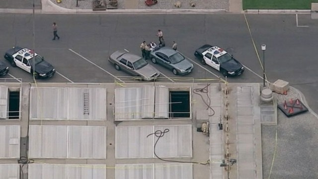 VIDEO: Los Angeles police investigate female torso found floating in a tank at a treatment plant.