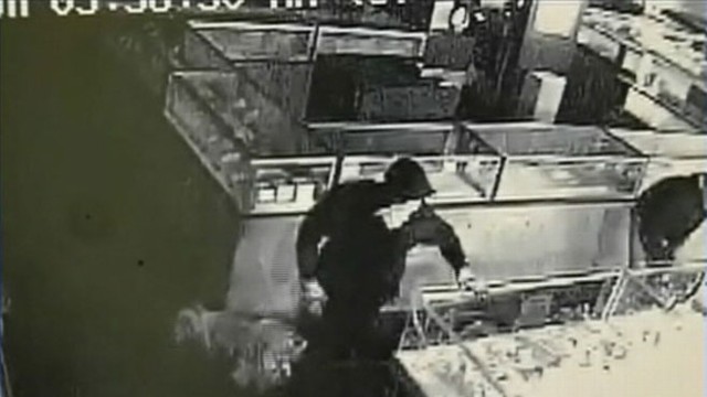 VIDEO: Police say suspects were selective in the items they stole, making off with $100,000 in loot.