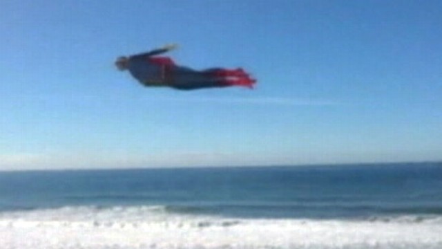 VIDEO: Otto Dieffenbach creates a remote-controlled superhero that has become an Internet hit.