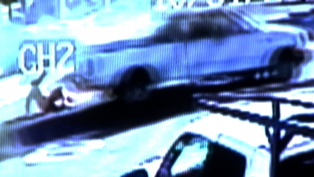 VIDEO: The suspected thiefs driverless vehicle also crashed into a nearby home.