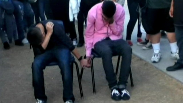 VIDEO: Teenage students in Arizona punished with public humiliation instead of suspension.
