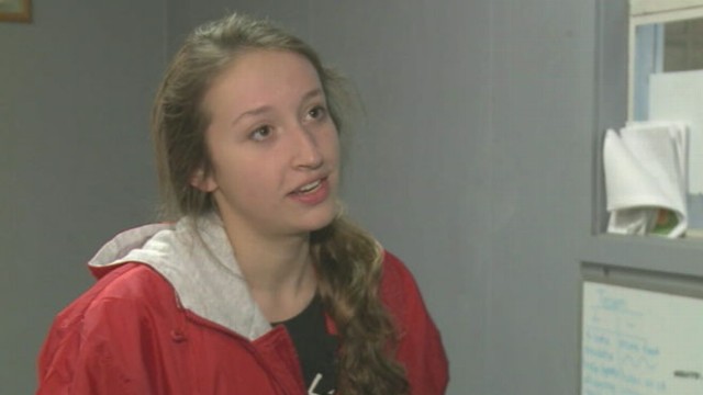 VIDEO: California high school sophomore says she hid in a locker to record the theft with her cell phone.