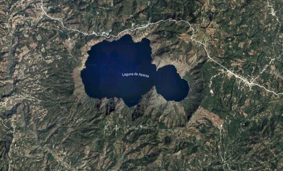 PHOTO: Guatemalas Laguna de Ayarza is pictured in an undated satellite image from Google Maps. 
