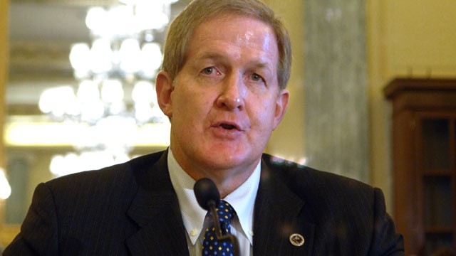 PHOTO: Kip Hawley, TSA Administrator, testifies at a hearing on the TSA's efforts and progress on implementing recommendations of the 9/11 Commission Act of 2007 in this Oct. 16, 2007 file photo.