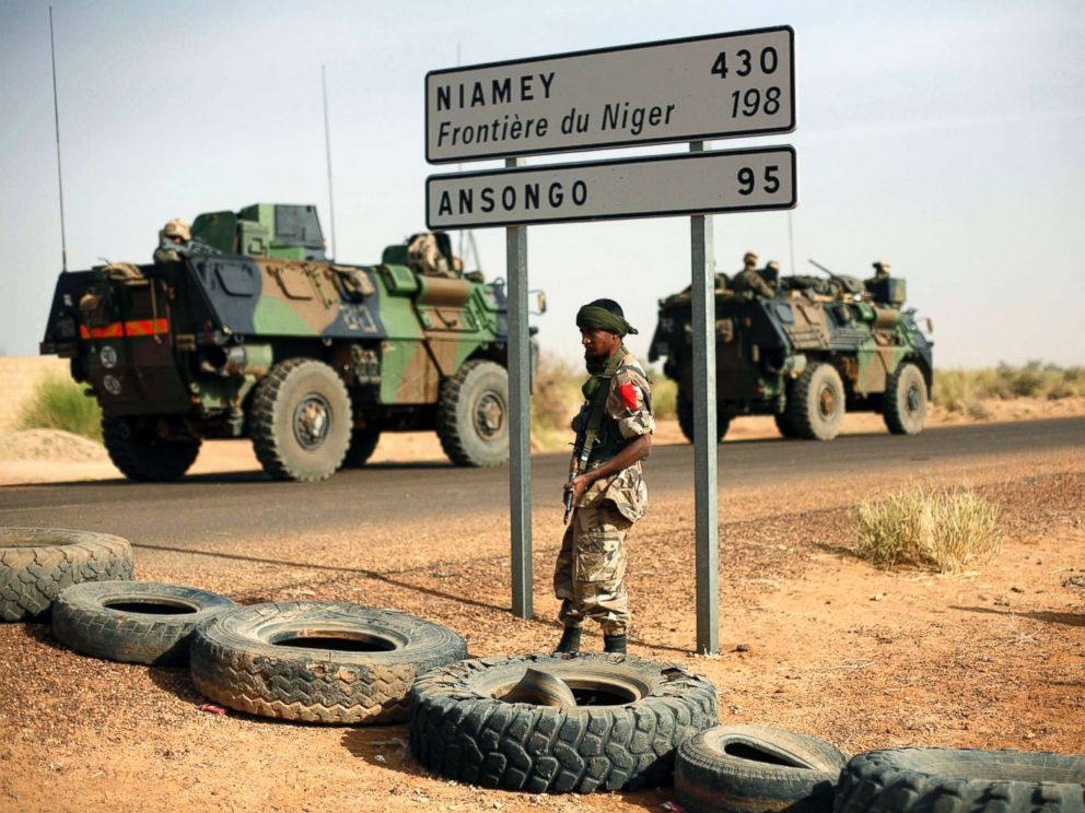 PHOTO: A soldier stands on the border of Niger. (file photo)