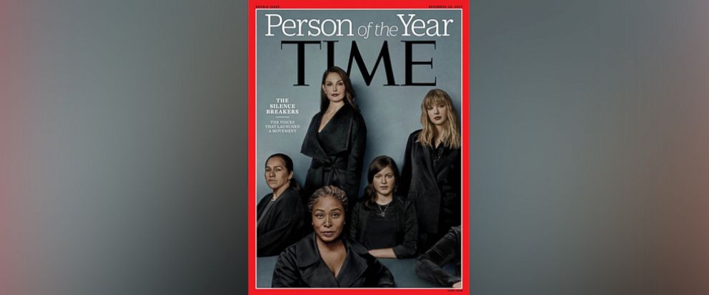 PHOTO: Time Magazine names The Silence Breakers as The Person of the Year, 2017.