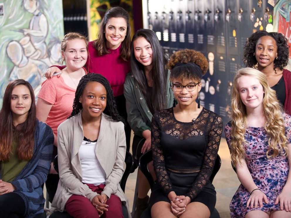 PHOTO: ABC News Paula Faris sat down with seven girls between the ages of 12 and 16 in Columbus, Ohio, to discuss coming of age in a post #MeToo world.