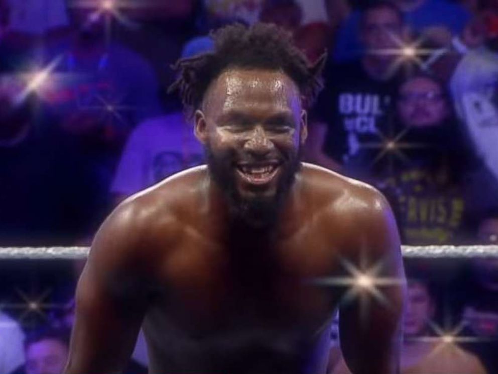 PHOTO: Rich Swann in a screengrab from Rich Swann Entrance Video posted to Youtube by WWE, Oct. 1, 2016.