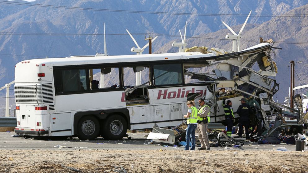 Calif. Tour Bus May Not Have Braked Before Crash: Officials