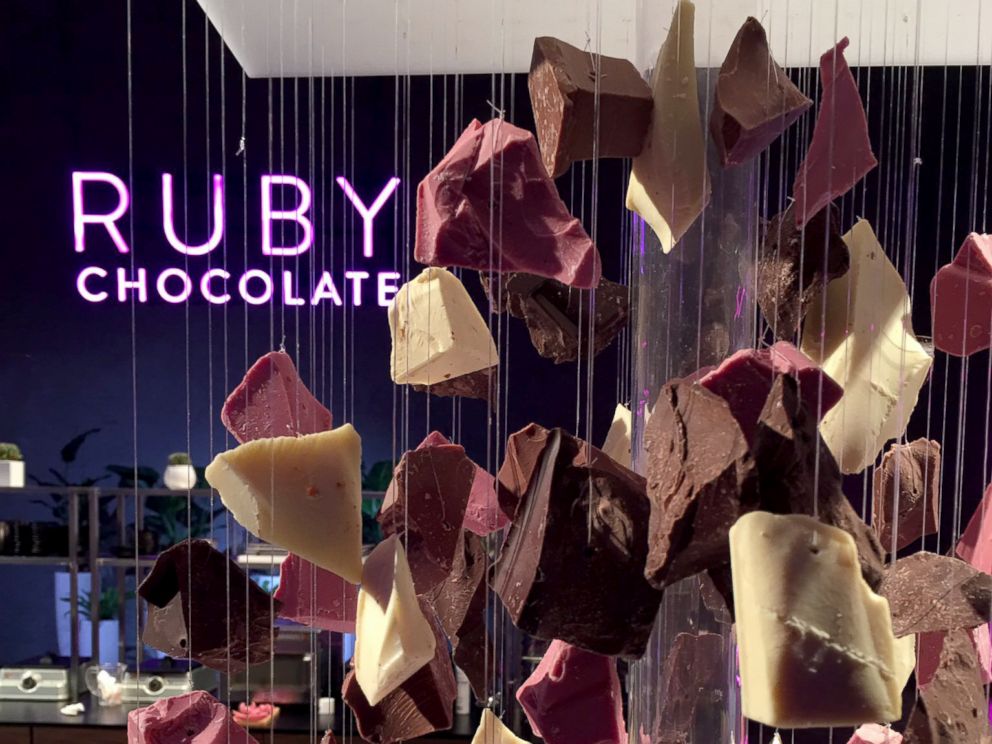 Have you ever heard of pink chocolate? Have you ever heard of pink chocolate?
